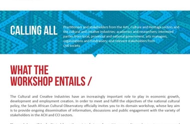SACO Domain Workshop 9: Grahamstown - Eastern Cape