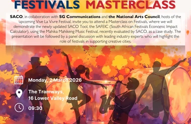 Masterclass on Festivals & Their Economic Impact