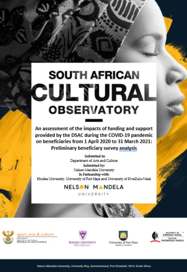 An assessment of the impacts of funding and support provided by the DSAC during the COVID-19 pandemic on beneficiaries from 1 April 2020 to 31 March 2021: Preliminary beneficiary survey analysis